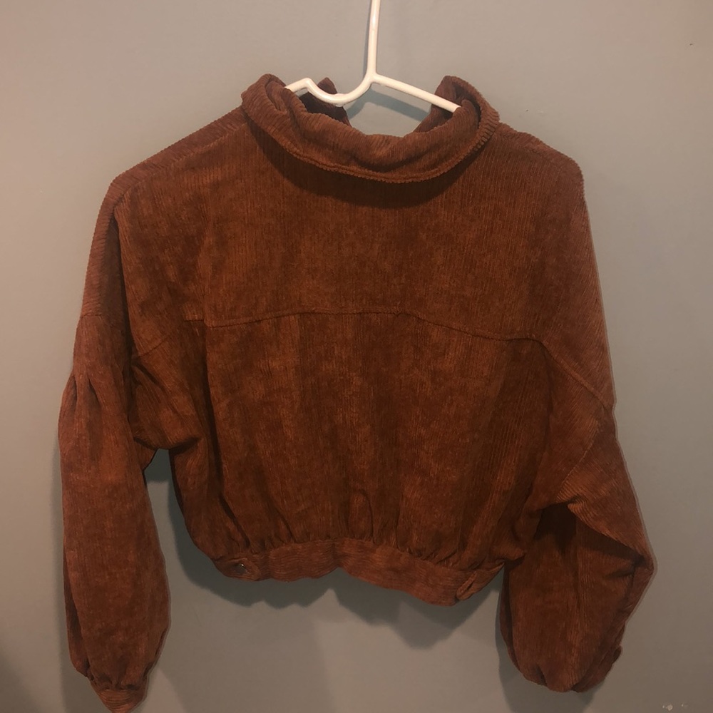 cropped rust colored jacket! - Picture 2 of 2